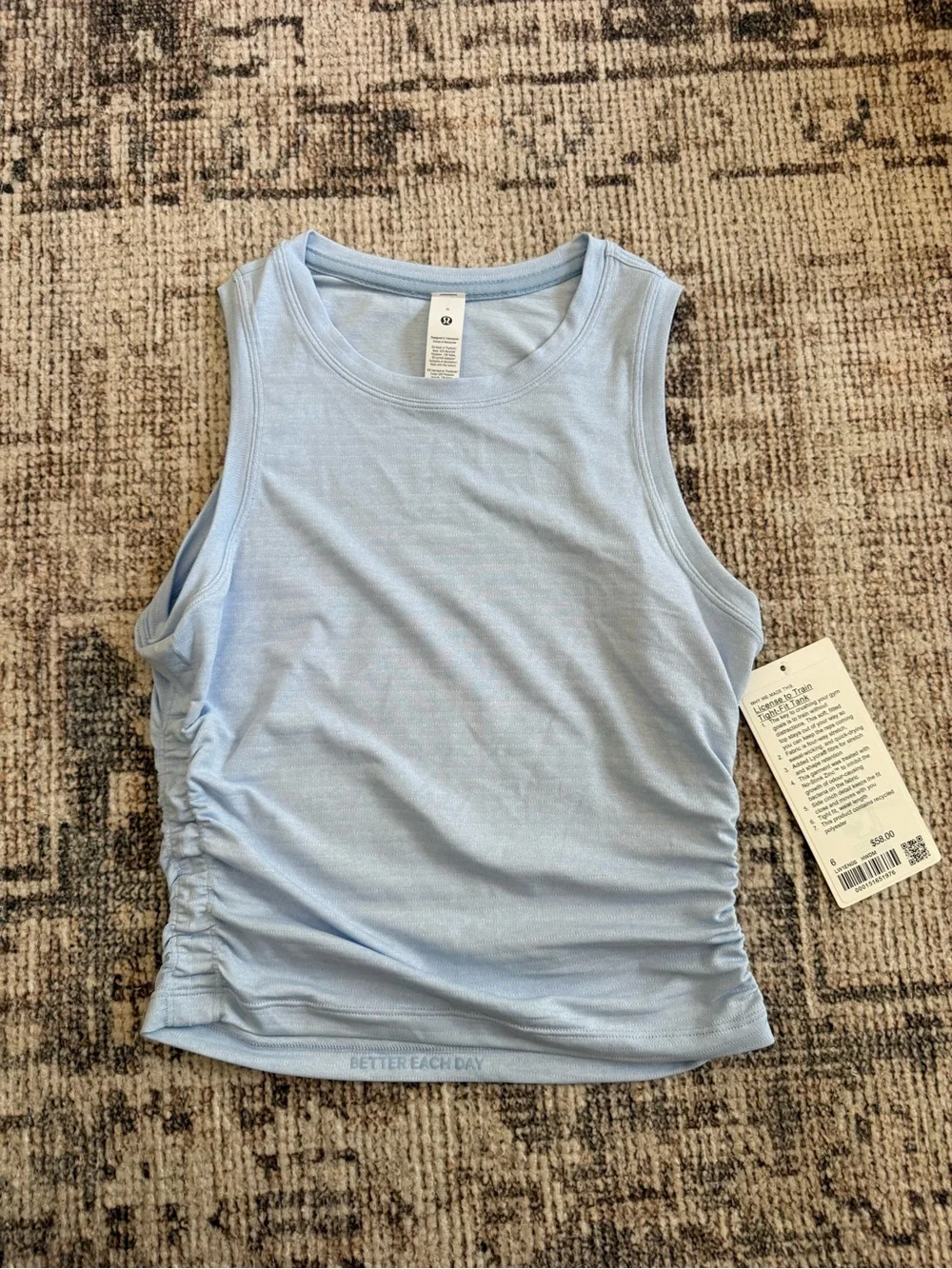 Lululemon License To Train Tight-Fit Tank NWT 6